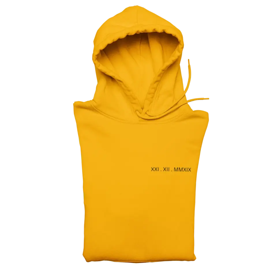 Personalisierbar römisches Datum