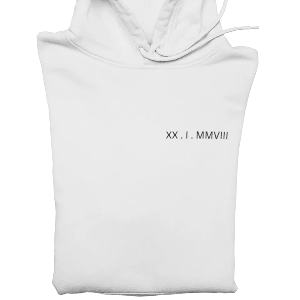 Personalisierbar römisches Datum