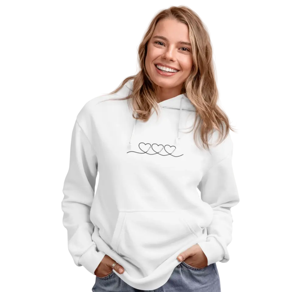 Personalisierbare Herzen mit Datum