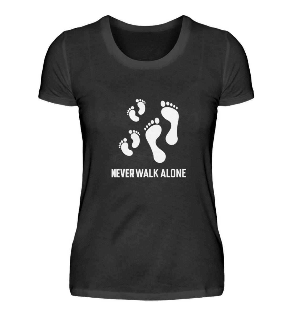 Never walk alone  - Damen Premiumshirt