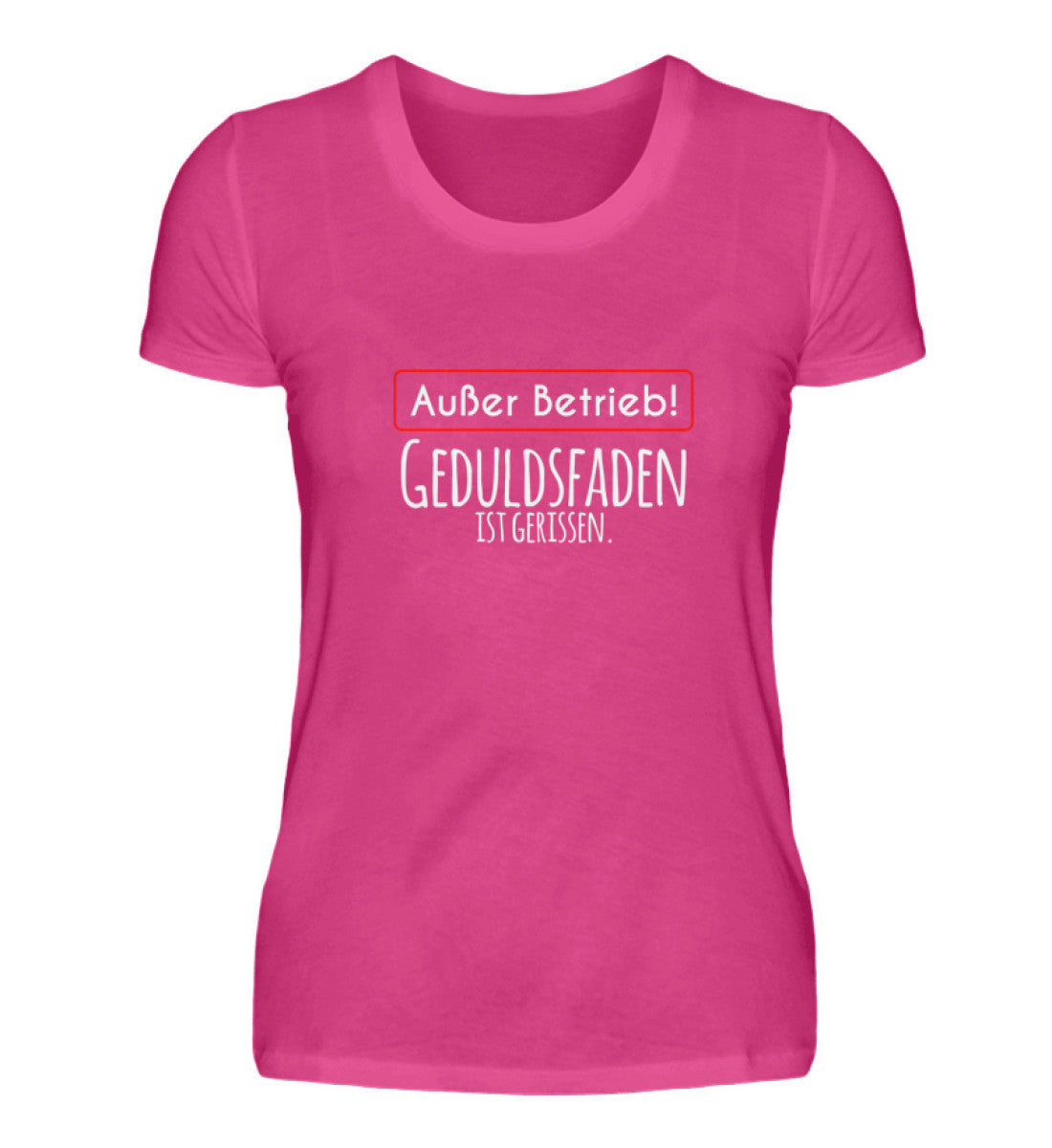 Außer Betrieb  - Damenshirt Premiumshirt