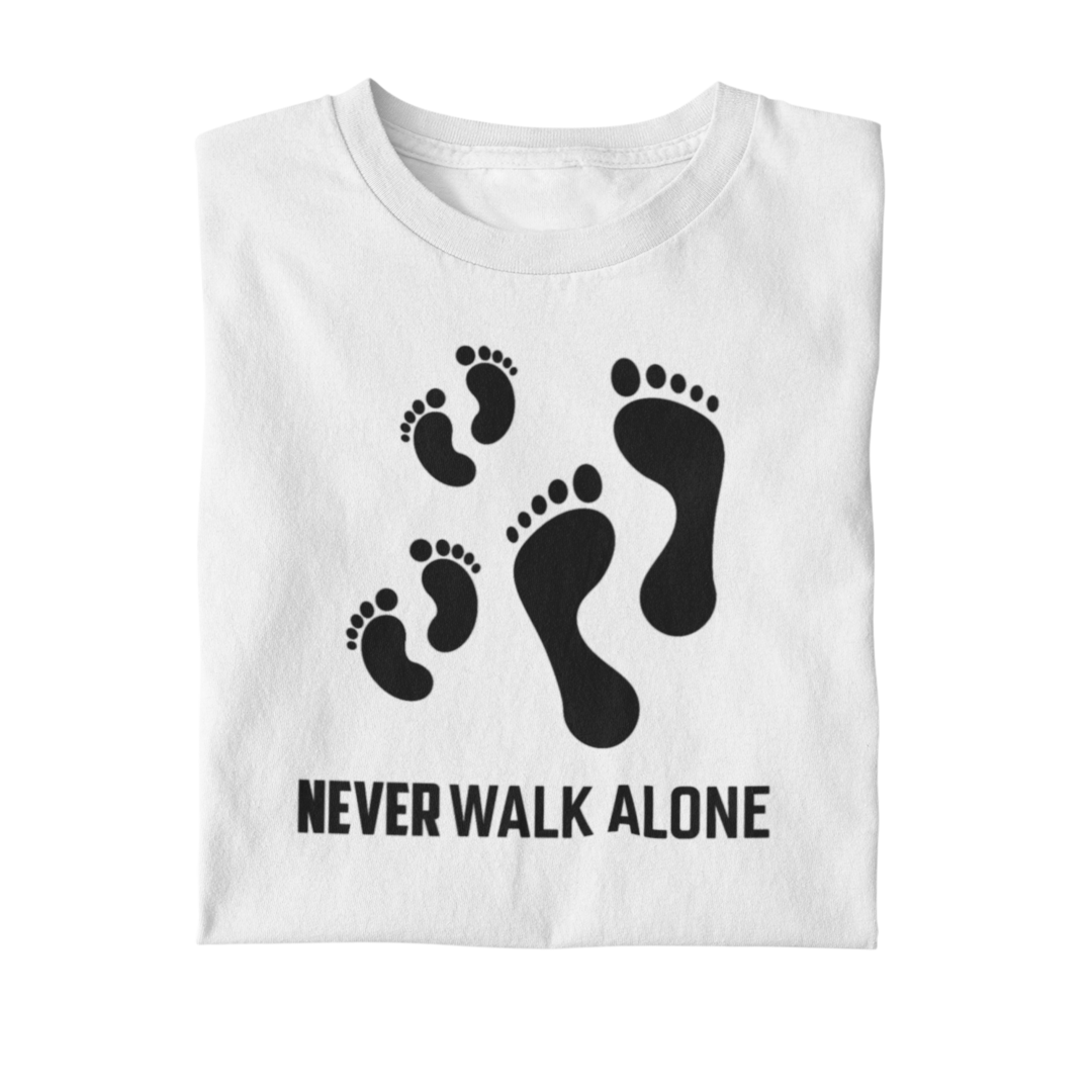 Never walk alone  - Damen Premiumshirt