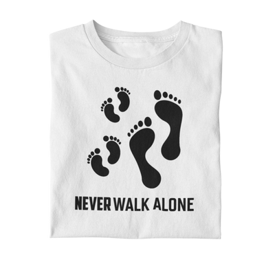 Never walk alone  - Damen Premiumshirt