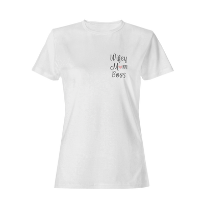 Wifey Mom Boss Brusttasche   - Damenshirt