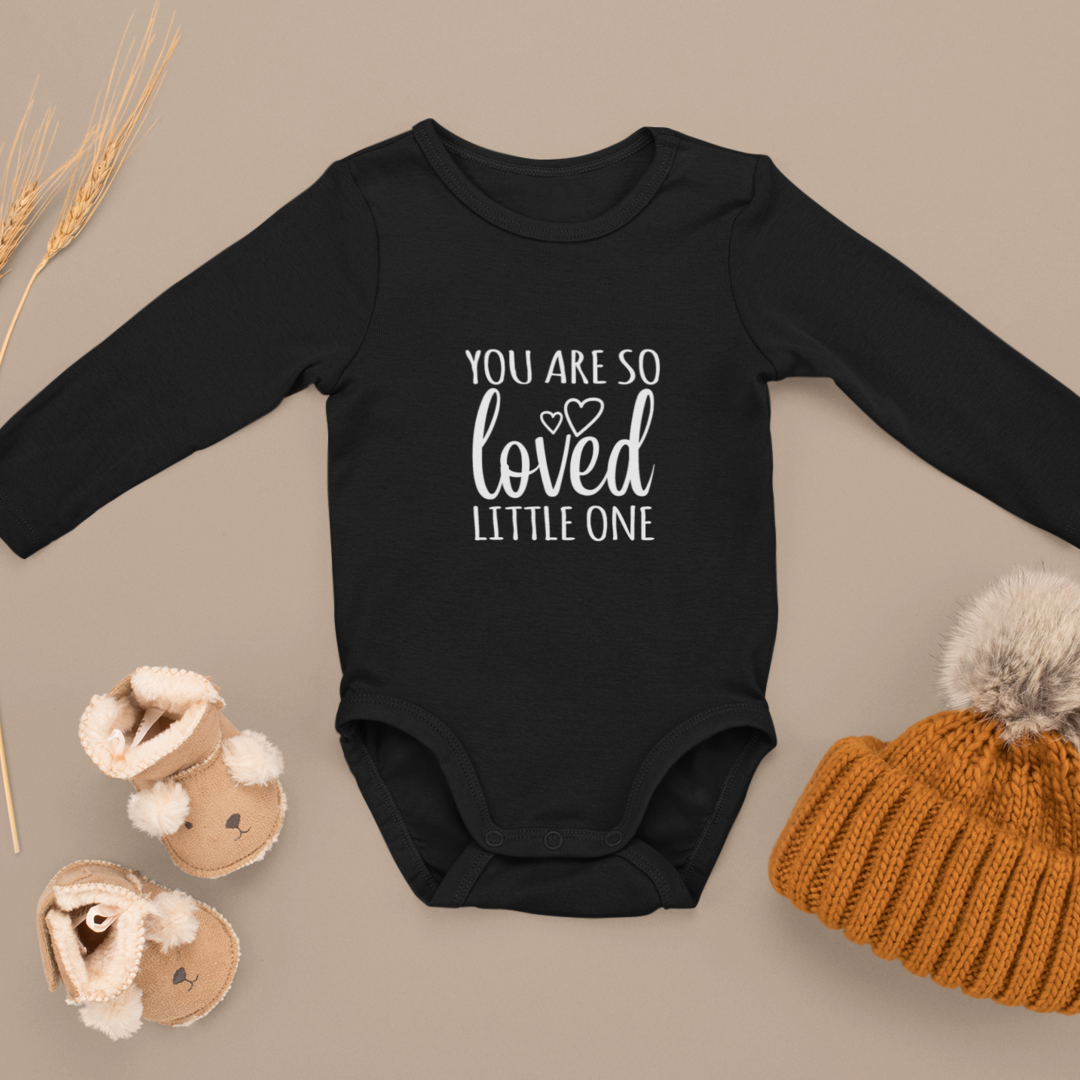 You are so loved little one - Baby Body Langarm