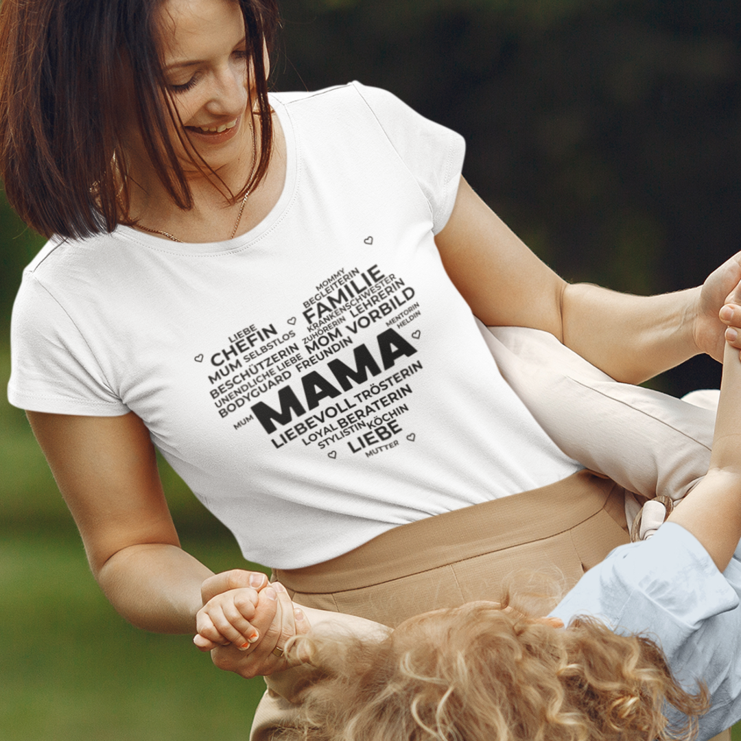 Mama Herz  - Damenshirt