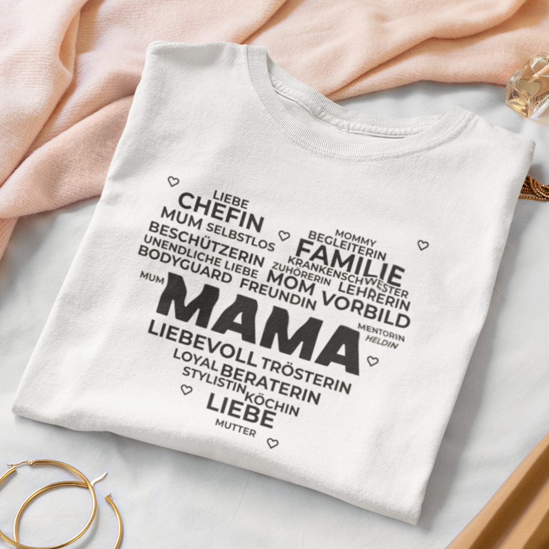 Mama Herz  - Damenshirt